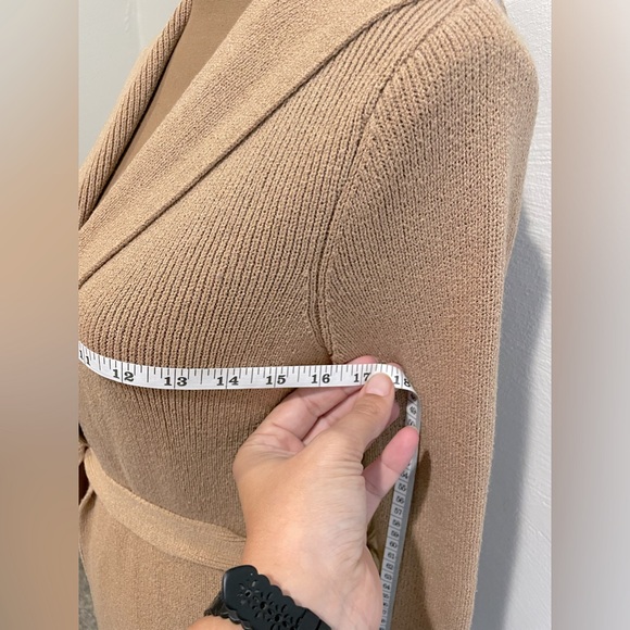 Great size small BCBG wrap hooded sweater - Picture 6 of 8